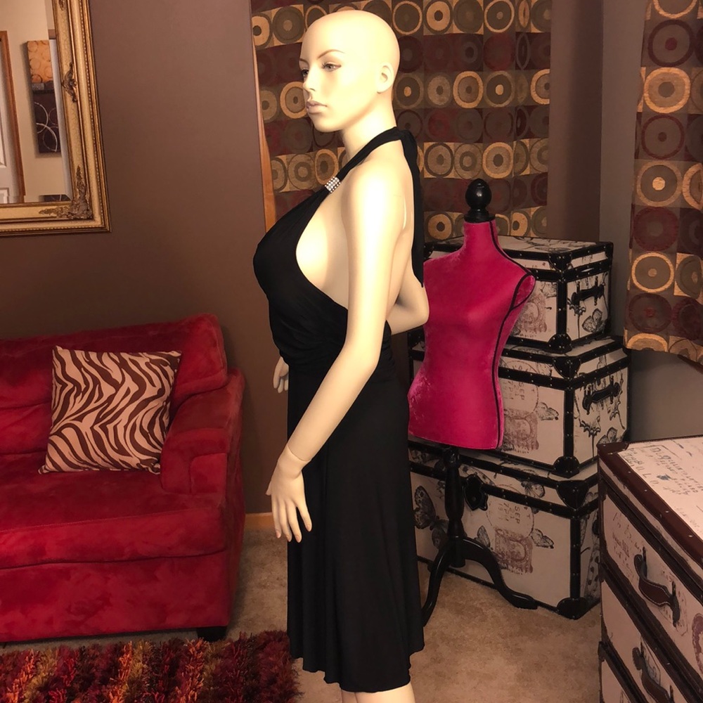 Guess Halter Cocktail Dress - Picture 2 of 5